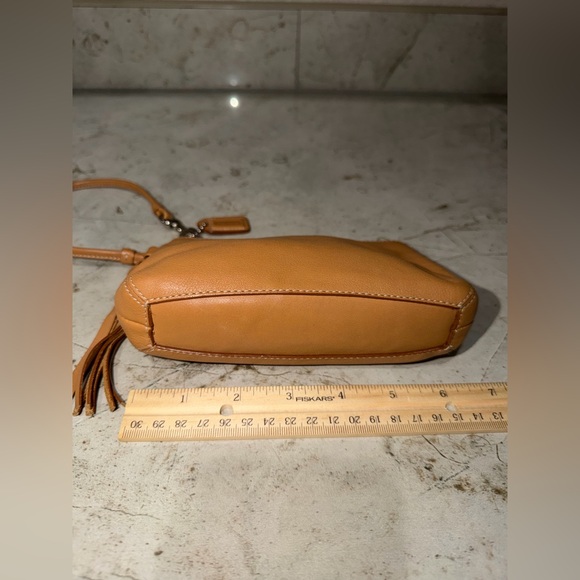 Coach Brown Leather Wristlet - Picture 4 of 6